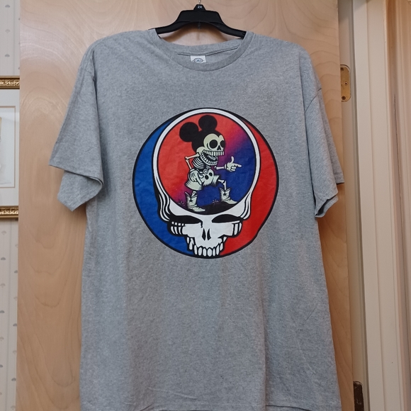 Grateful Dead Mickey Skelton Tee Shirt XL Vintage - Picture 2 of 5